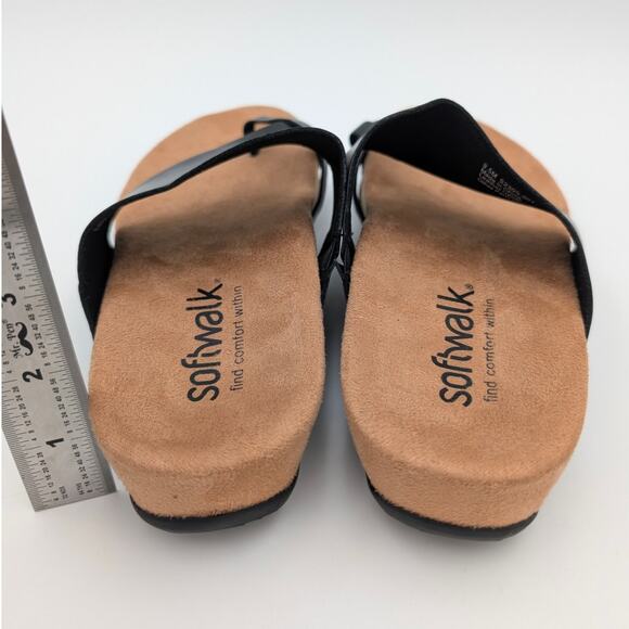 Softwalk Blaine Sandals Leather Ring Toe Slip-On Women's Size US9.5M EU40 - Picture 4 of 14